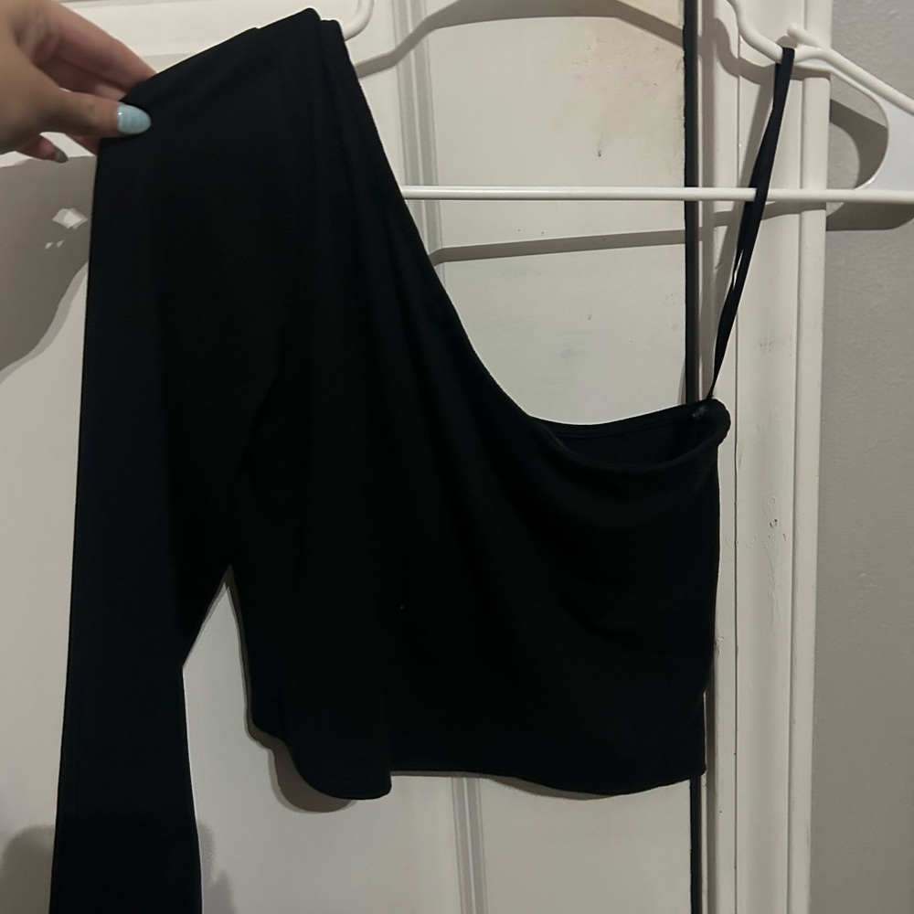 Urban outfitters one shoulder crop top